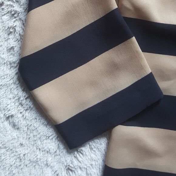 J. Crew Striped Lightweight Top Womens Size Small - Picture 3 of 6